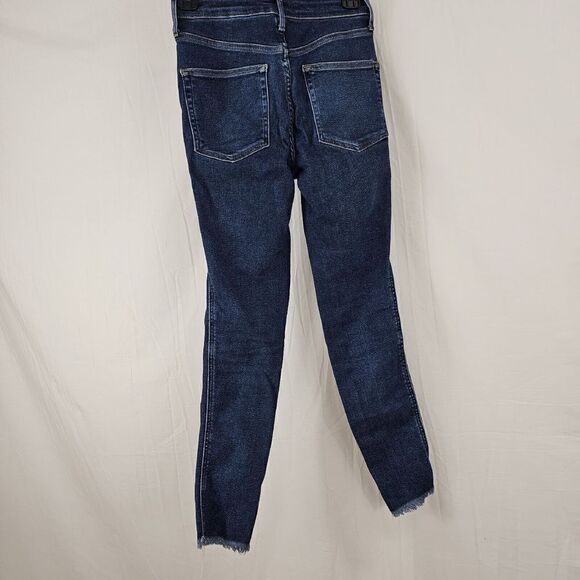 Free People Raw High Rise Jegging Womens Size 26 Deep Indigo - Picture 5 of 9